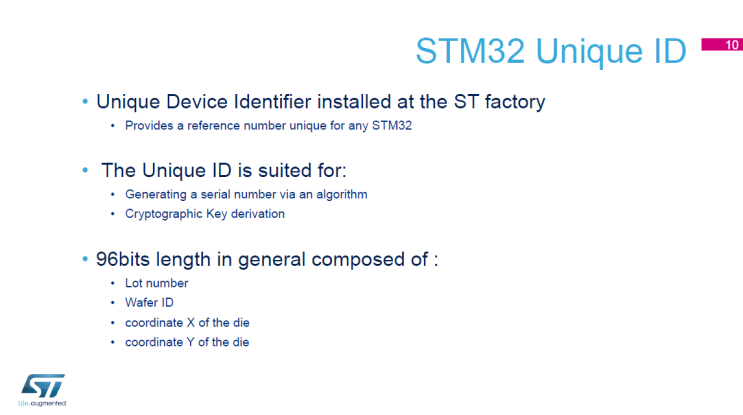 [STM32] MOOC Security#Unique ID
