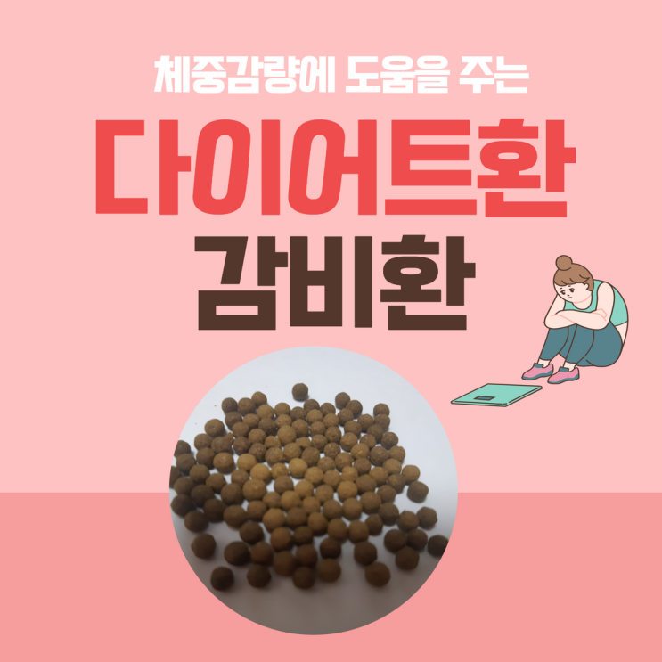  분당 다이어트환(감비환), 체중감량에 도움을 줍니다.