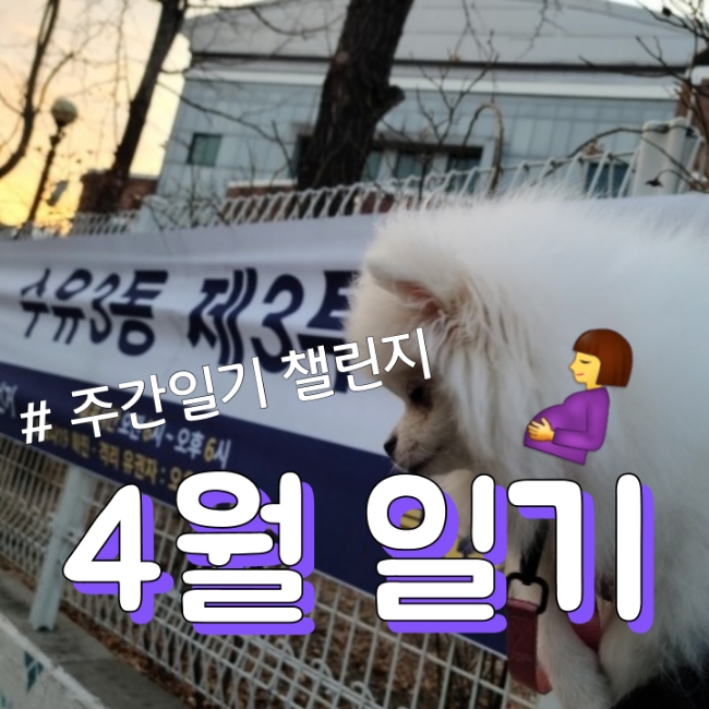  [4월 일상기록] 미뤄왔던 추억,  #주간일기챌린지 시작!
