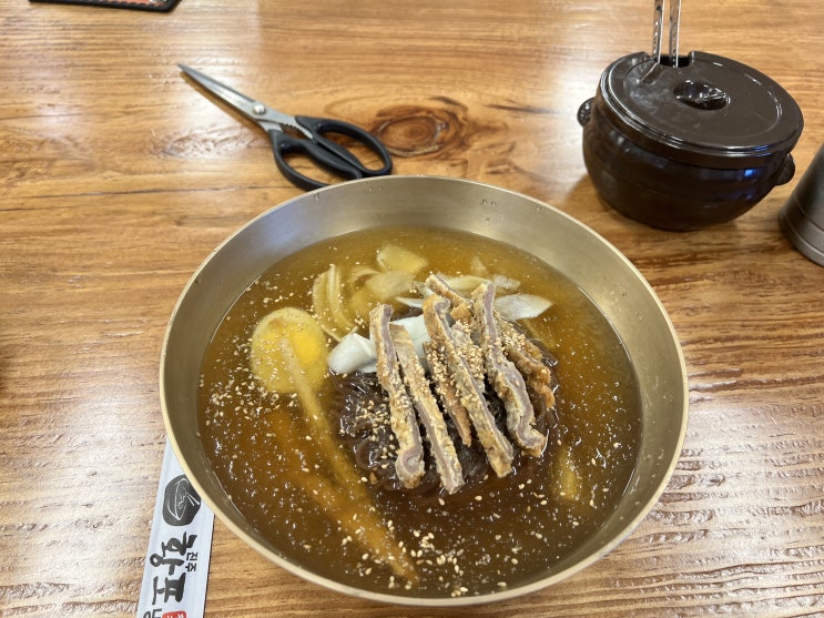  야탑역| 황포냉면 육전과 깔끔한 육수의 조화