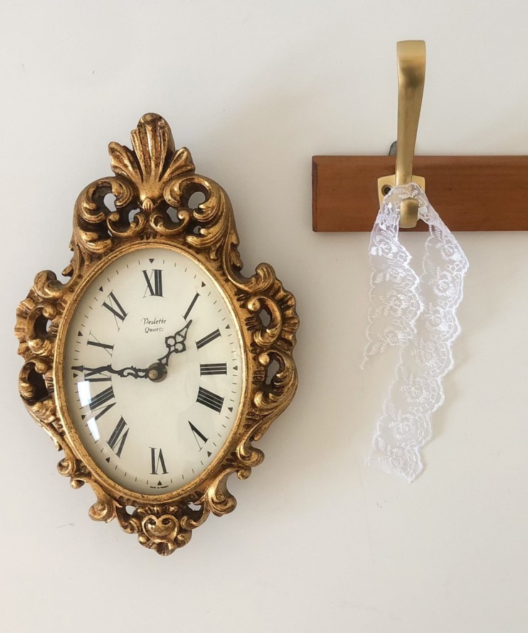 [Sold Out] 프랑스 빈티지 벽시계 (앤틱 시계, 빈티지 오브제, 빈티지 소품) France Vedette Wall Clock
