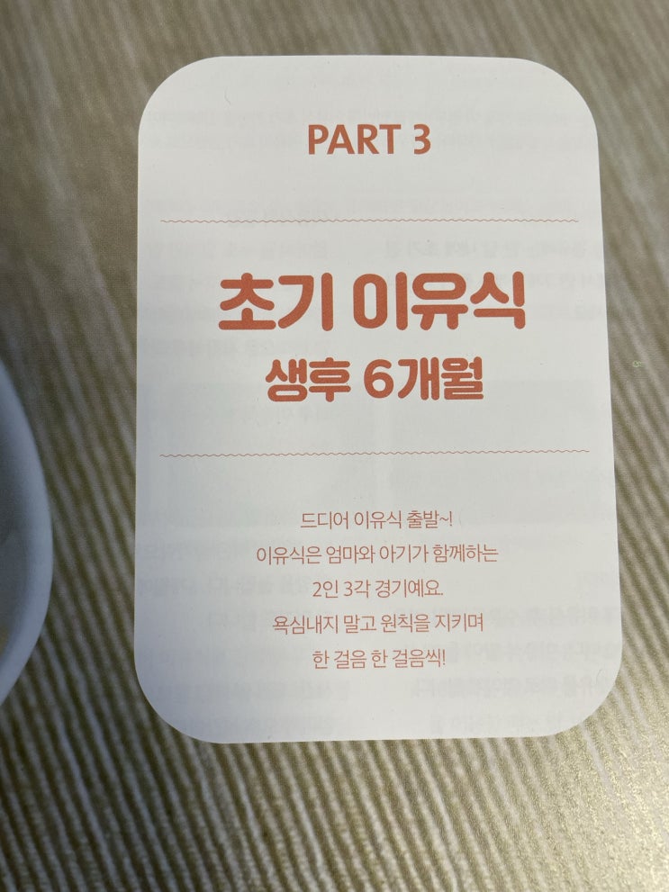  첫날, 초보 육아빠의 이유식 준비