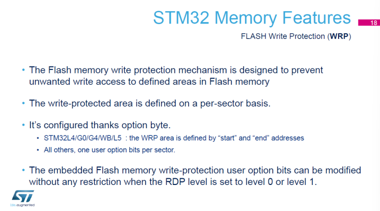 [STM32] MOOC Security#Flash & SRAM WRP