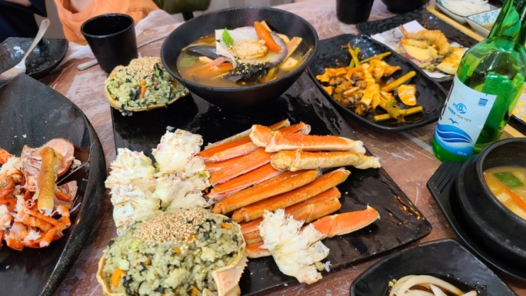  부산 광안리 대게 맛집 기장대게할인마트 1층 랍스타 대박
