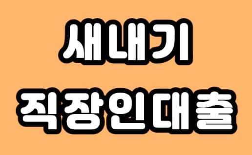  새내기직장인대출 사회초년생이라면 꼭 보고가세요