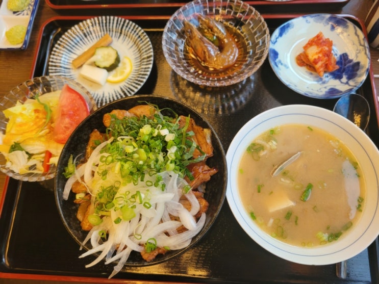  부산 해운대 센텀시티 맛집 천상일식 점심특선 야키도리, 부타동 후기
