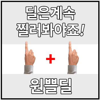  딜은 계속 찔러봐야죠! 네이버 원쁠딜 소개