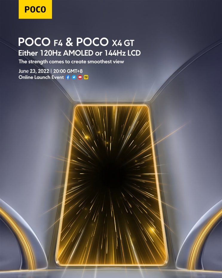 플래그십 신형 POCO F4 휴대폰 및 POCO X4 런칭 정보