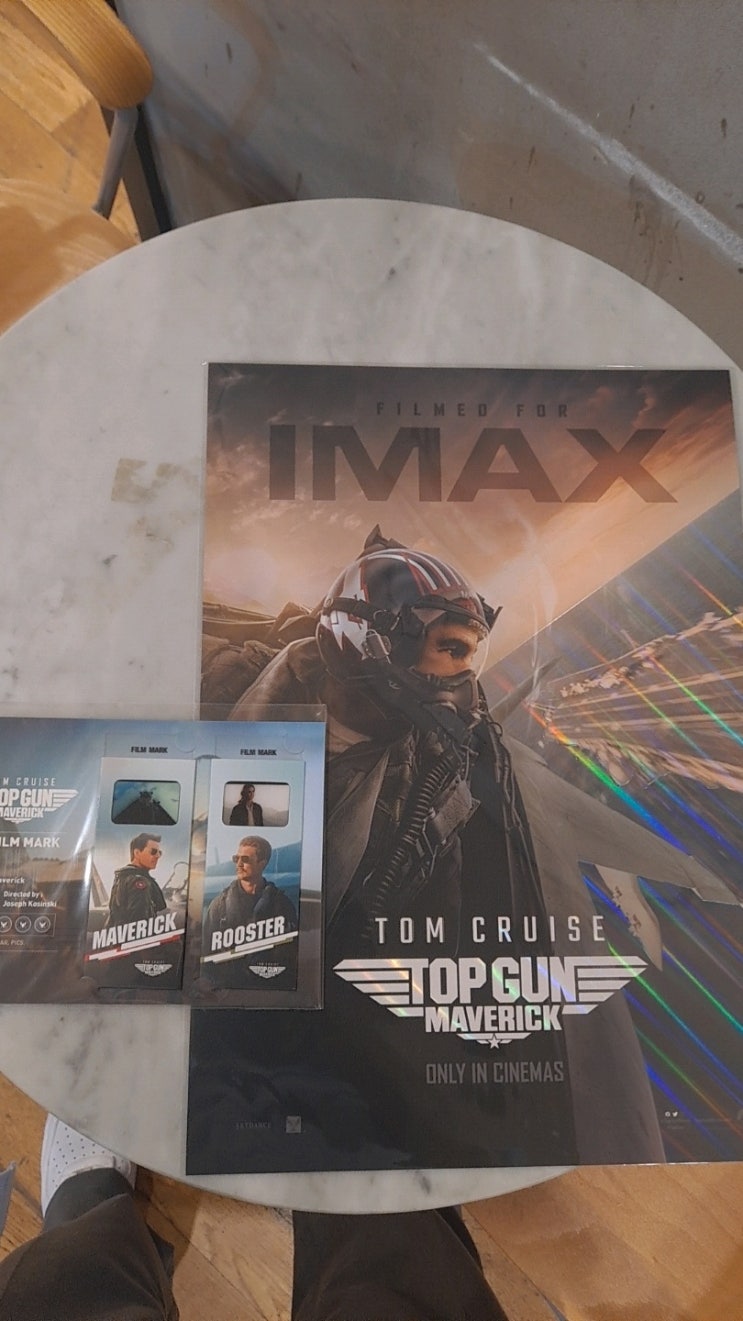  탑건 메버릭 톰 크루즈 압도적 찬사 개봉 후에도 이어질 것인가 탑건 메버릭 IMAX 후기 영화관 굿즈, 쿠키X, 스포X, 탑건1