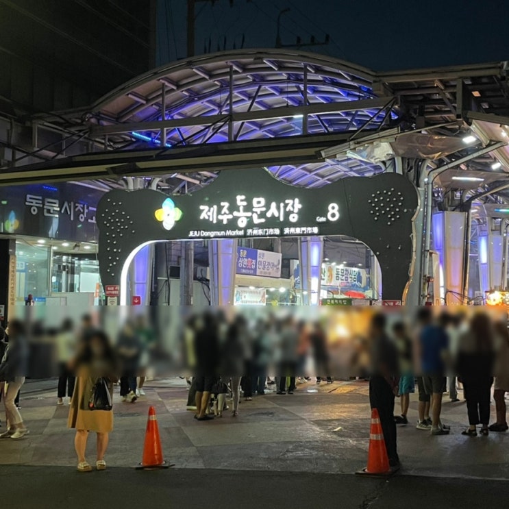  제주동문시장 야시장 (딱새우회, 모듬회, 젤마씨 젤라또, 흑돼지버터구이, 흑돼지오겹말이)