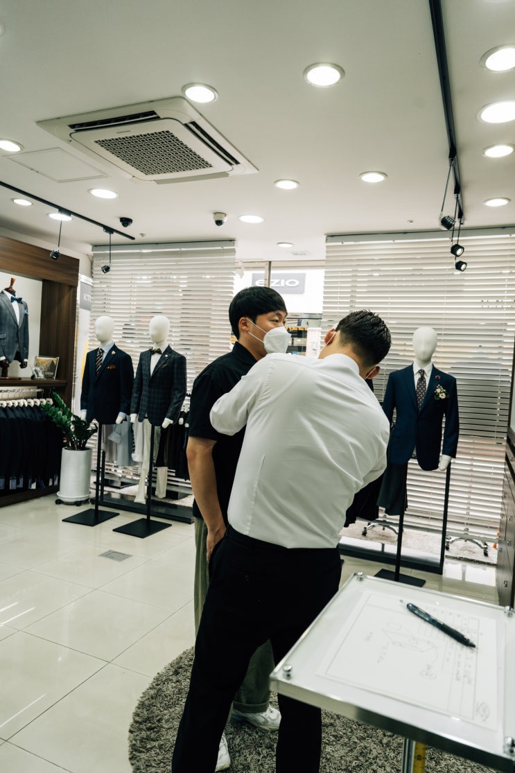  수원 맞춤정장 익투스옴므 셔츠 맞추러 다녀왔어요