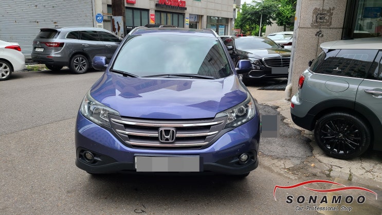  혼다 CRV AK100 탈거후 안드로이드 올인원 장착