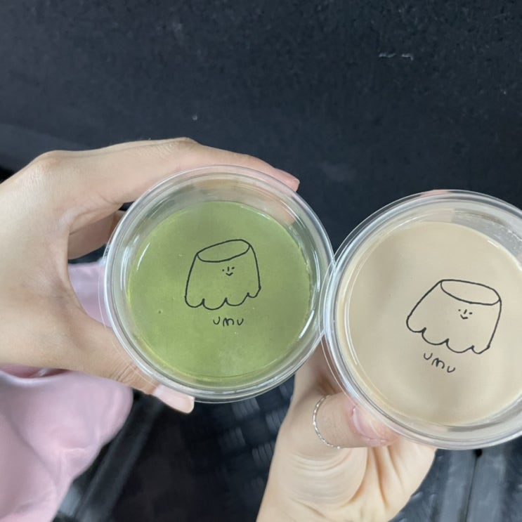  제주 디저트 테이크아웃 우무푸딩,우무