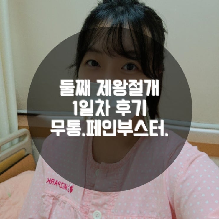  [둘째 제왕절개 후기]페인부스터,무통,미즈파크 산부인과 출산 1일차