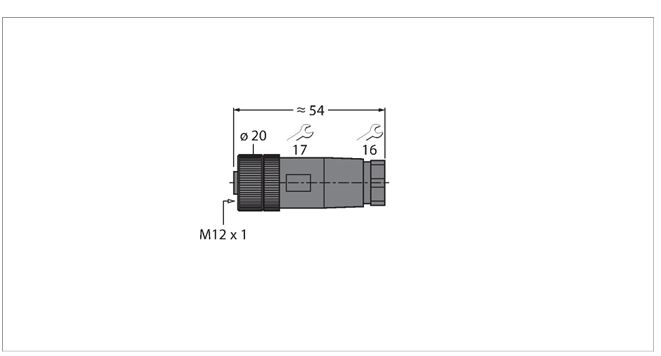 [TURCK]M12 5PIN Field Wireable Connector입니다.