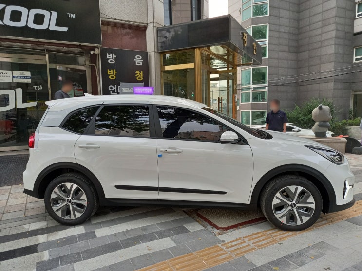  니로 플러스 전기차 수원 썬팅 열 차단율 좋은 티나인R100 시공
