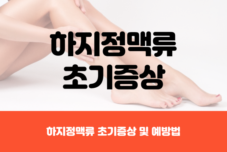  하지정맥류 초기증상 및 예방법