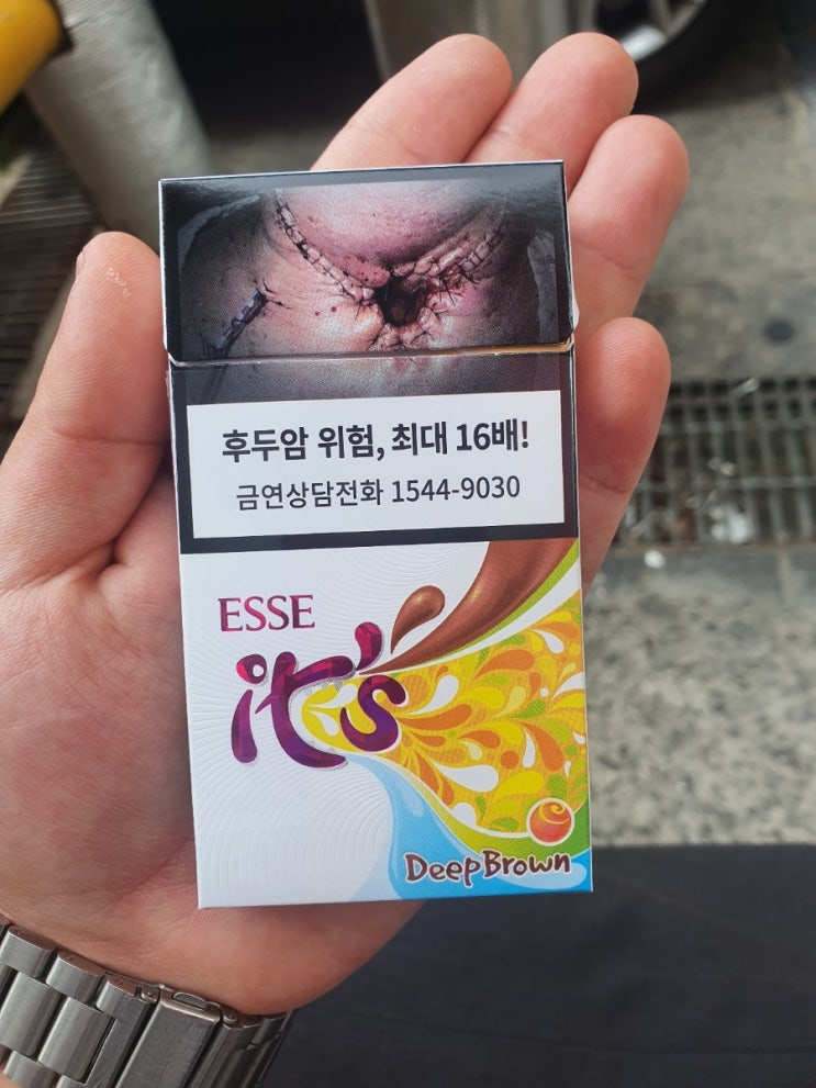 신상 국산담배 KT&G 에쎄 이츠 딥브라운 심플 리뷰