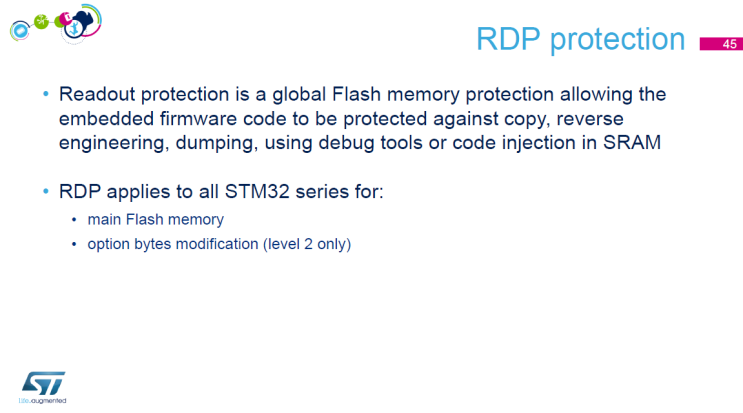 [STM32] MOOC Security#RDP