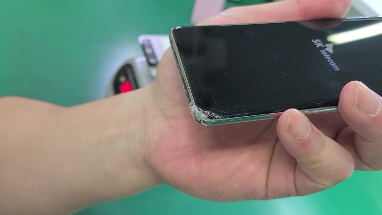  삼성 갤럭시s10,s10plus,s10 5g 액정수리 강화유리파손수리 수유역 모바일테크