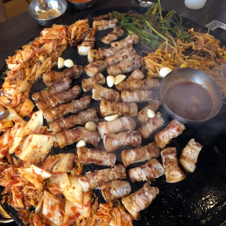  부평 삼겹살 맛집 동두천솥뚜껑삼겹살 내돈내산 재방문 후기