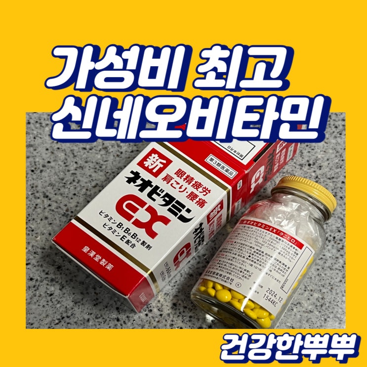  신네오비타민 종합비타민추천 비타민B부족증상