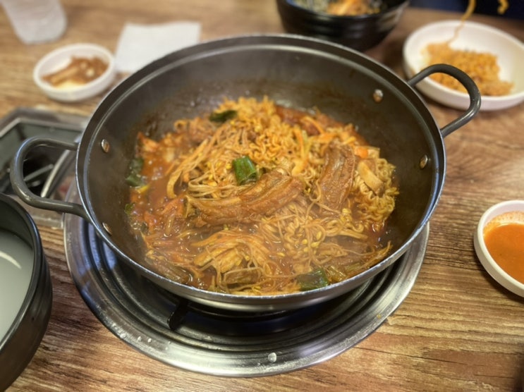  분당 정자동 맛집 효원식당, 등갈비 곤드레밥 참 맛있는 집