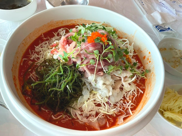  강릉 현지인 맛집 추천 강문해변 해파랑 물회 오징어순대