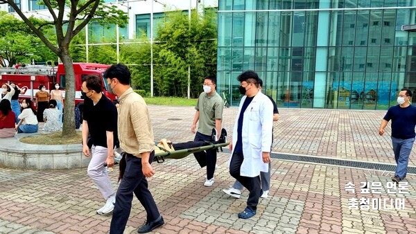  청주문화재단, 상반기 합동소방훈련 실시