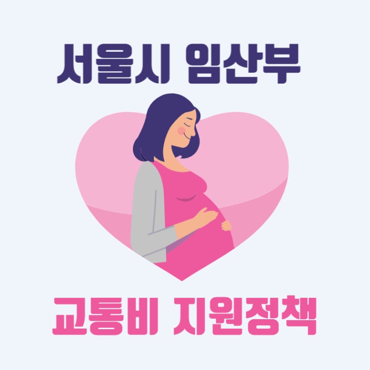 서울시 임산부 교통비 7월 1일부터 70만원 지원
