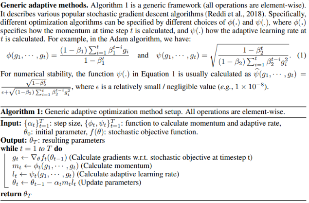 On the Variance of the Adaptive Learning Rate and Beyond : RAdam