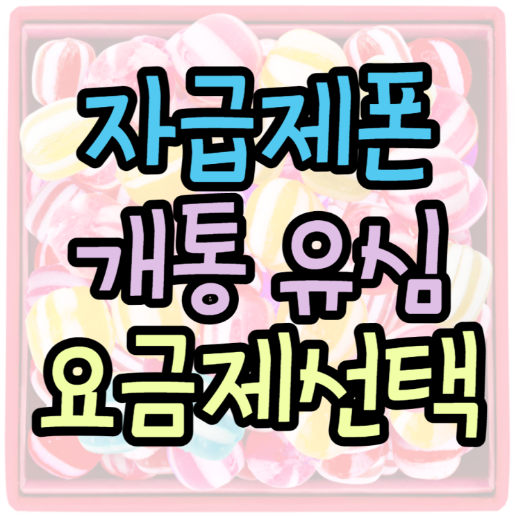 자급제폰 개통부터 유심, 요금제 설정방법 알아보기 자급제폰 개통부터 유심, 요금제 설정방법 알아보기