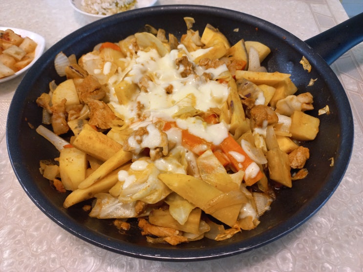  오아시스 올품 순살 치즈닭갈비 간편하게 만들어 먹기 (내돈내산)