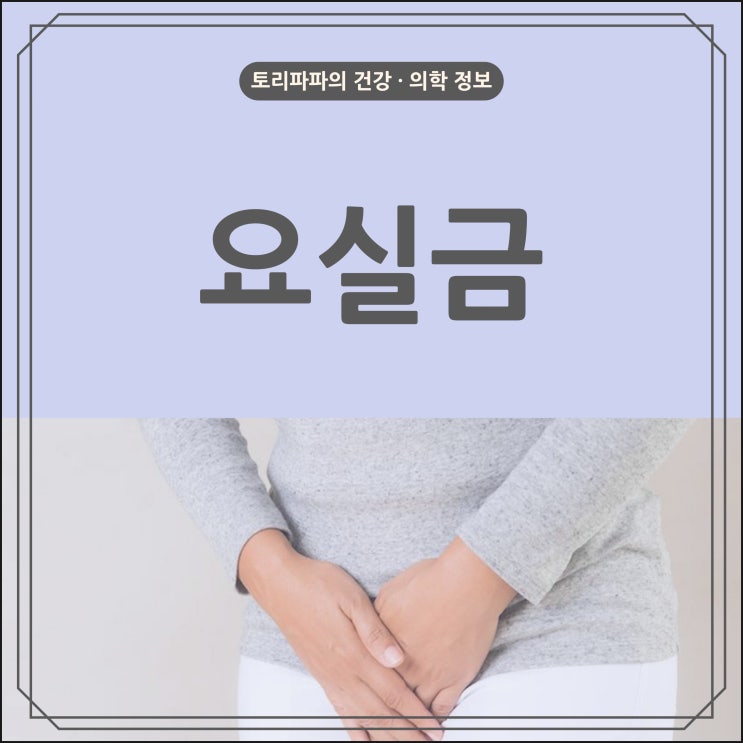  삶의 질을 떨어뜨리는 질환 요실금종류와 원인, 치료