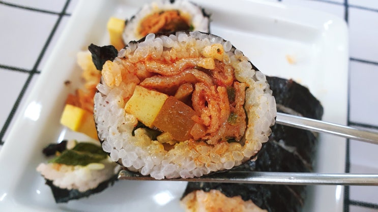 [GS25 편의점]  매콤어묵듬뿍 김밥