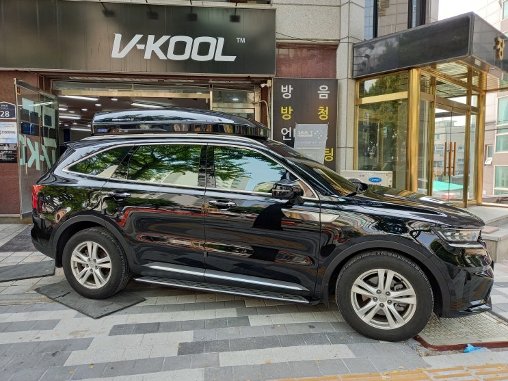  쏘렌토MQ4 프리미엄 수원 썬팅 레인보우V90 재시공