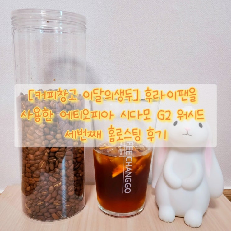  [커피창고 생두추천] 에티오피아 시다모 G2 워시드 홈로스팅 (feat. 홈메이드원두)