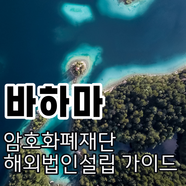  [해외법인설립]바하마 암호화폐/NFT재단 해외법인설립 가이드
