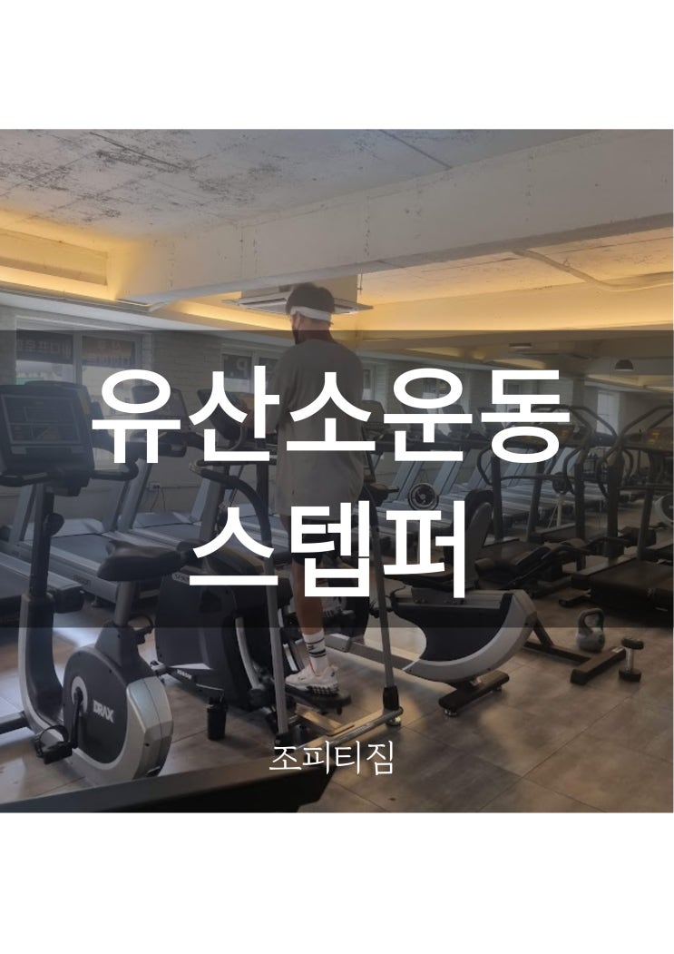  장안동헬스/ 장안동헬스장/ 장안동PT/ 장안동피티/ 장안동 다이어트/ 조피티짐 스텝퍼 운동효과 및 사용방법