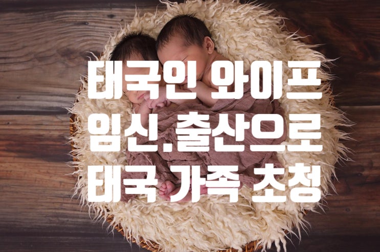 태국와이프(배우자) 가족초청(장인.장모.처형.처제.오빠.동생.사촌 등)비자(양육비자 F1-5) 태국와이프(배우자) 가족초청(장인.장모.처형.처제.오빠.동생.사촌 등)비자(양육비자 F1-5)