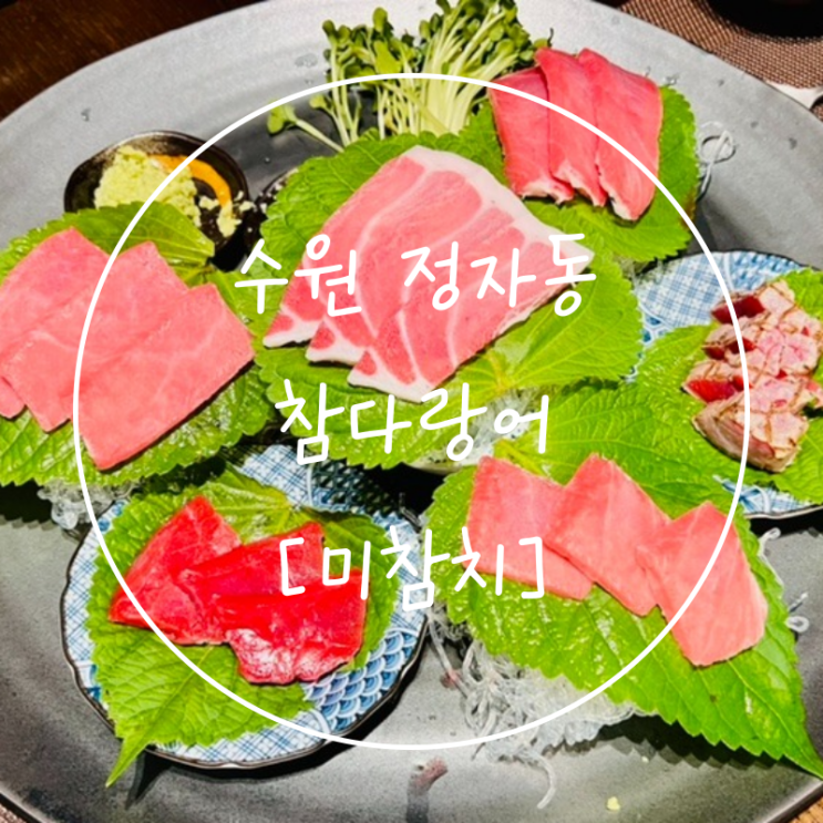  수원 정자동 일식 신선한 참다랑어 횟집 참치 맛집은 '미참치'