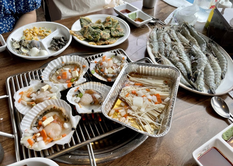 청사포맛집 등대장어조개구이집 가성비 좋은 오션뷰 조개구이 맛집