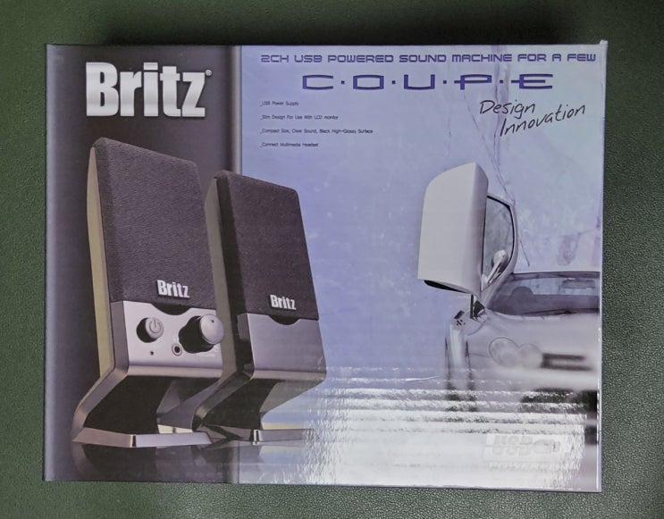  (내돈내산) 가성비 PC 스피커 구매 후기 - Britz COPUE