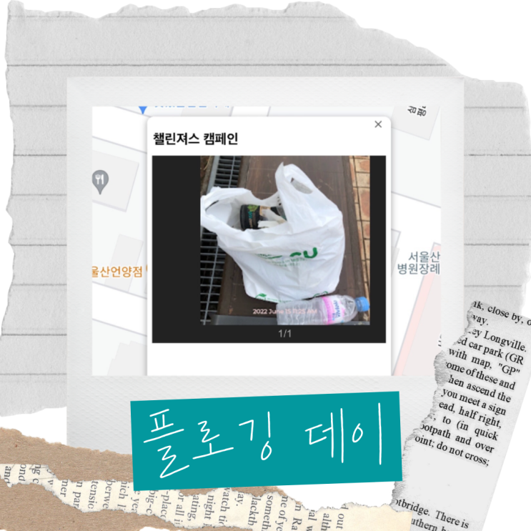  혼자서 플로깅을 해보니 부끄럽더라