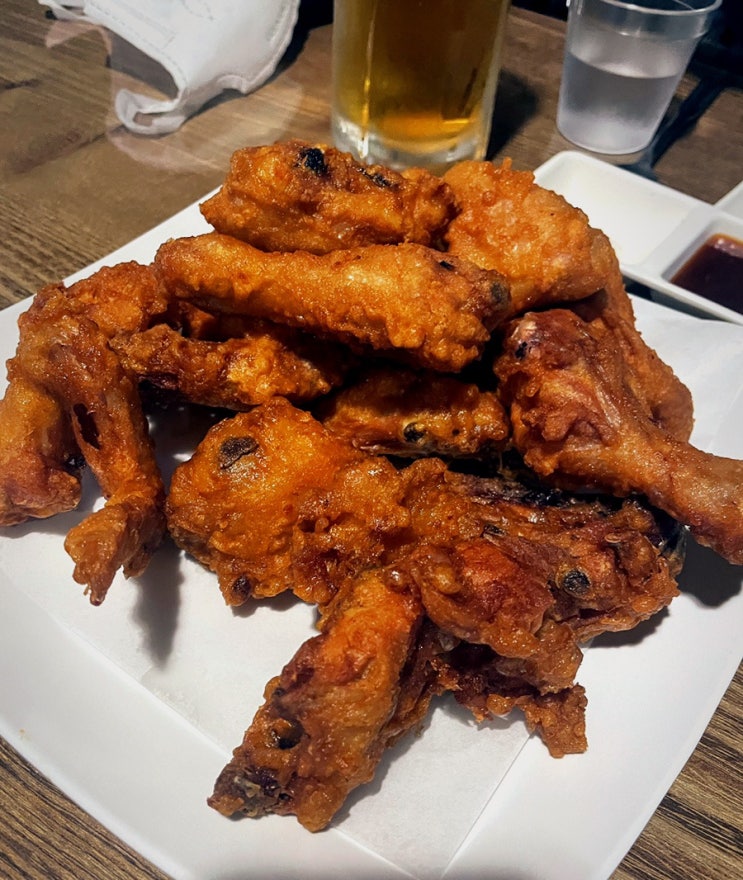 [양산/맛집]이열치열 당구대삼겹살과 선선한 밤에 치킨큐에서 치맥