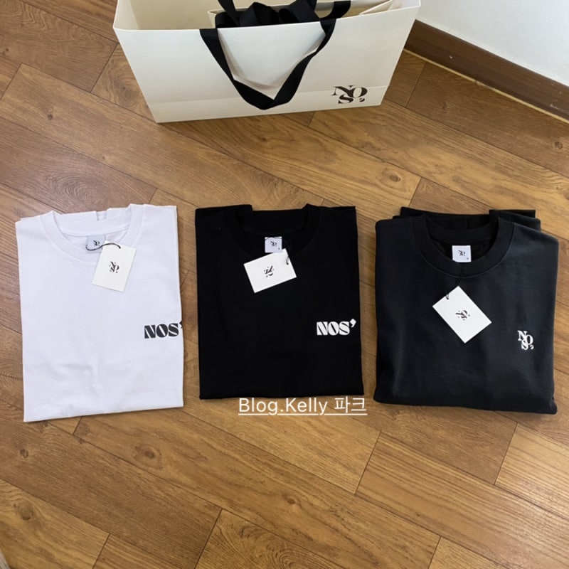 분더샵 NOS7 반팔 & 맨투맨 구입 :)