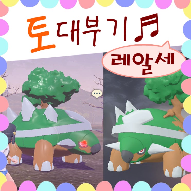  포켓몬 레전드 아르세우스 우두머리 토대부기 위치 나짱과 함께