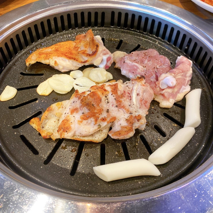 수완지구 무한리필 맛집 사계진미 숯불닭갈비랑 xx도 먹을 수 있다