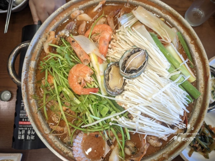  오랜만에 연안식당 산해진미 해물탕과 파전 여기는 전주 평화점