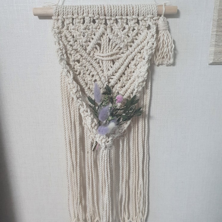  [블로그씨 질문] DIY 하비풀 마크라메 월행잉 취미키트
